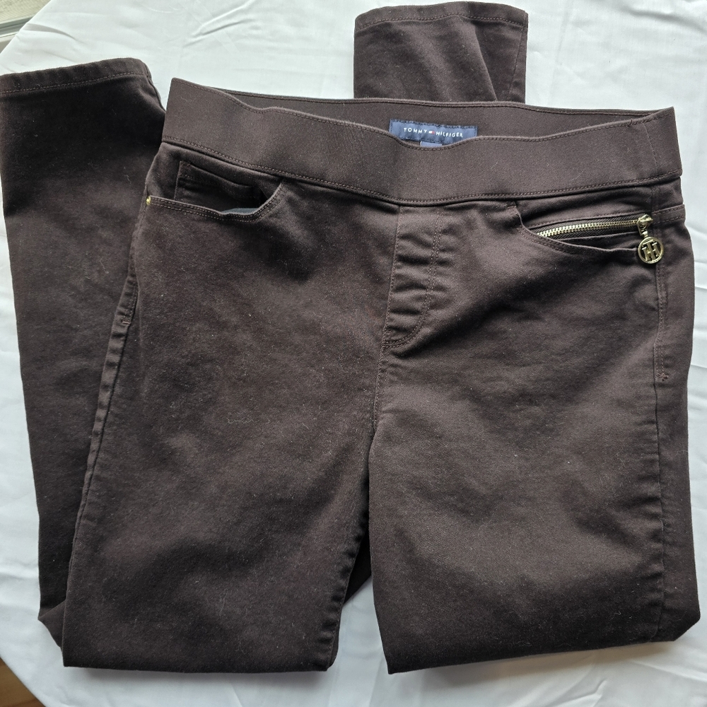 Womens Tommy Hilfiger Brown Pants Size 8